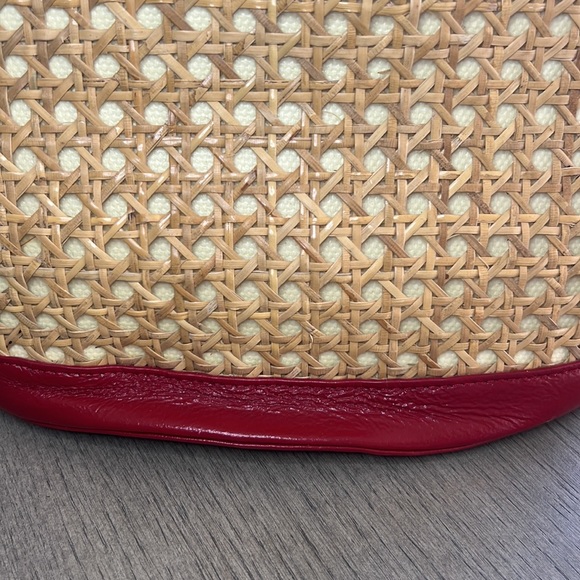 Elaine Turner Cane Woven Patent Leather Bag - Picture 3 of 13